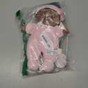 OUOZZZ 10" Black Baby Doll - 1 Year Old Girl Birthday Gifts First African American Baby Dolls for Toddler Girl Toys, Snuggle Buddy for Infants (C-nevaeh03 Pink)