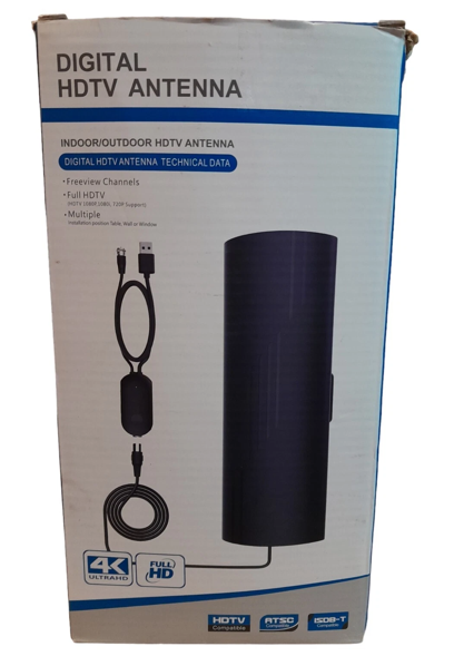 Digital HDTV Antenna Indoor/Outdoor Amplified TV
