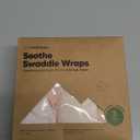 3-Pack Organic Baby Swaddle Sleep Sacks - Swaddles for Newborns, Infant 0-3 Months, Baby Girls, Boys, Soft & Snug Newborn Sleep Sack, Nursery Swaddling Blankets (Angelic, OS)