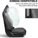 Fit for Toyota 4Runner 2010-2024(5th) Seat Covers,Custom Automotive Seat Covers Front & Rear Seat Covers Full Set,Full Coverage Luxury Leather Seat Covers for SUV (2-Row,5 Seats Model Only - Black)