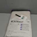 100% Blackout Shield Linen Blackout Curtains for Bedroom 84 Inches Long, Back Tab/Rod Pocket Living Room Drapes, Thermal Insulated Blackout Curtains 2 Panels Set, 50" W x 84" L, Cream