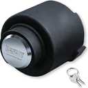 Upgrade Trailer Lock Fits Select 2-5/16 Inch Coupler, Heavy-Duty Solid Stainless Steel Puck Lock & Trailer Hitch Lock, Anti Theft Trailer Tongue Lock for RV, Boat & Cargo