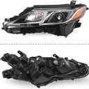 2018-2022 Camry L LE SE Headlights,LED Projector Headlight Assembly Compatible with Toyota Camry 2018 2019 2020 2021 2022 Replacement Left Driver Side TO2502255 81150-06C40