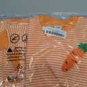 Pack Of 2 AHUGHAUE Baby Boy Girl Easter Outfit Sweatshirt Romper Striped Carrot/Bunny Long Sleeve Bubble Romper Waffle Knit Bodysuit 3-6M