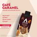 Atkins Caf Caramel Iced Coffee Flavored Protein Shake, High Protein Shake, Low Glycemic, Low Carb and Low Sugar, Keto Friendly, Gluten Free, 12 Count