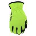 BOSS Men's Task 3-Pack High Performance Synthetic Leather Palm Work Gloves, High Dexterity, Knuckle Padding, Comfort, Abrasion Resistant, , Red, Yellow, Large, (B52021-L3P)