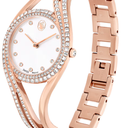 Hyperbola bangle watch
Swiss Made, Metal bracelet, Rose gold tone, Rose gold-tone finish