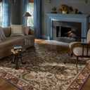 Loloi Rifle Paper Co. Canopy Collection CNP-03 Aubergine 7'-6" x 9'-6" Area Rug