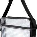 15.7 Inch Tool Bag-Transparent & Anti-static Cleanroom Engineer Bag for Work and Travelfabric shoulder straps