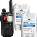 2 Pack BATT3R Battery AVP14 Replacement Upgraded 1200mAh for Midland BATT-3R LXT600 LXT630 LXT630X3 LXT633 T50 T60 T51 T61 T55 T65 X-Talker Walkie-Talkie Radios Battery 3.6V