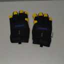 toolant Upgraded Waterproof Winter Work Glove with 3M Lining,Heavy Duty High Dexterity Leather Gloves,Touchscreen with Impact Protection (Large)