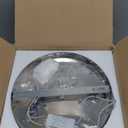 2-Tier Crystal Flush Mount Mini Chandelier Ceiling Light, 30W LED Modern Round Ceiling Fixture for Hallway Entryway Staircase Kitchen, Warm White (25003500K)