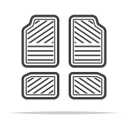 Leather Trunk Mat and Backrest Mat for 2020 - 2024 Ford Explorer