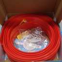 Portable DIY 16ft Flexible Race Track with RollUp Storage Compatible with 1/64 Diecast Cars Ages 3+（Includes 6 Racing Cars） Christmas Decorations for Kids