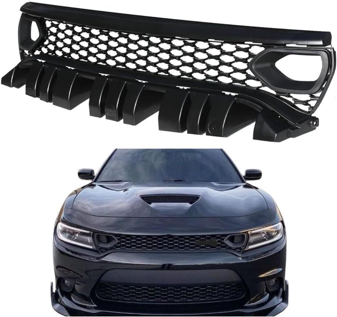 Front Grille compatible With 2015-2023 Dodge Charger