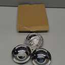 304 Stainless Steel Serving Plate, 3 IN 1 Fruit Bowl Snack Plate, Reusable Dessert Plates, Fruit Plate for Fridge, Simple Snack Tray, Portable Serving Tray for Home Kitchen Party(Mmol/L)