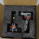 SEALIGHT S2S H11/H8/H9/H16 Light Bulbs, 40000LM Super Brighter, 6500K Pure White H11 Fog Bulbs, 60K+ Hours Lifespan, 2-Pack for Powersports/ATV Lamps