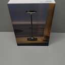 2 Pack LED Cordless Table Lamp RechargeableOutdoor Battery Operated Desk Lamp Touch 3 Color Dimming Portable Waterproof Night Light for Patio/Restaurant/Dining/Home (Chrome)