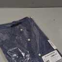 Amazon Essentials Men's Slim-Fit Short-Sleeve Poplin Shirt (XX-Large, Navy Floral)