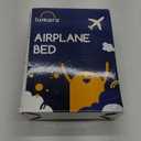 LUMARA Toddler Airplane Bed - Inflatable Airplane Bed for Toddlers, Plane Baby Mattress for Kids - Blow Up Air Mattress for Child Flight Sleep with Safety Belt, Innovative Valves, No Pump Needed (Blue)