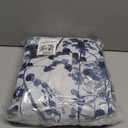 KGORGE Farmhouse Blackout Curtains - Sunlight/UV Ray Reduce Privacy Window Curtains & Draperies Watercolor Boho Pattern for Bedroom Living Room Art Gallery Salon Decor, Blue, W 52 x L 63, 2 Pcs