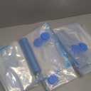 Vacuum Storage Bags with Hand Pump, Plastic Packaging Bags, 80% Space Saver Vacuum Seal Bags for Clothing, Travel Lugggage, Blankets, Comforters, 20 Combo