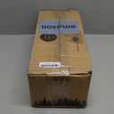 RICHER HOUSE 5 Set Floating Wall Mounted Shelves, Black Shelves for Wall Decor, Modern Picture Ledge Shelf with Lip for Storage, Nursery, Bedroom, Living Room, Bathroom - Black