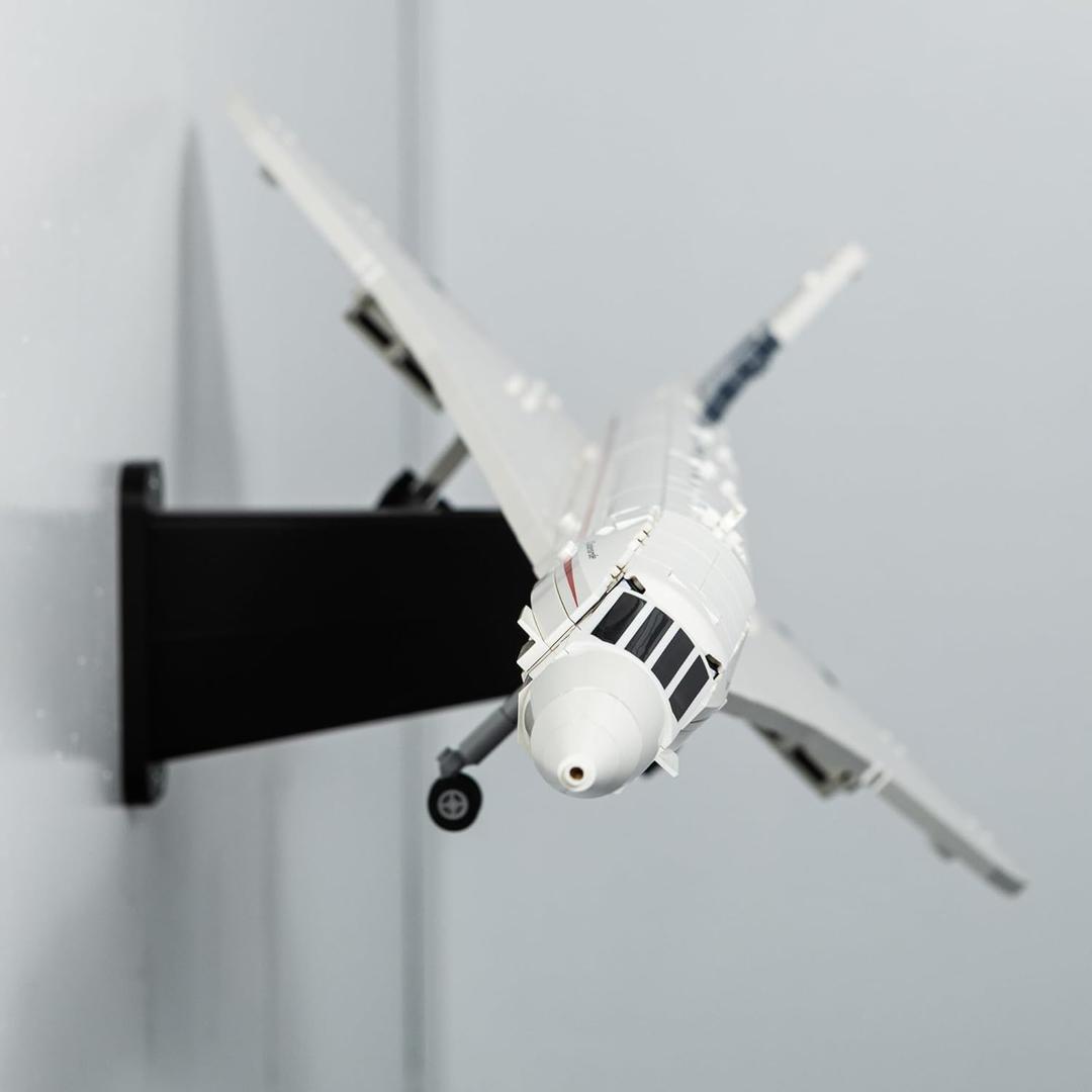 Wall Mount Hook for Lego 10318 Concorde Icons Set | Angled Wall Mount (Angled)