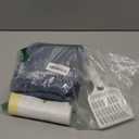 Petskd Portable Cat Travel Litter Box with Lid and 10 pcs Disposable Liner Bags, Leak-Proof and Collapsible, Cat Travel Essentials for Car, Hotel, Airplane and Other Outdoor Use(Blue) (Small)