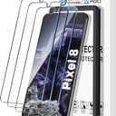 AACL 3-Pack for Google Pixel 8 Tempered Glass Screen Protector 9H Anti Scratch Bubble Free Pixel 8 Glass Screen Protector (6.2 inch) [Fingerprint Compatible][Easy Installation Tool]