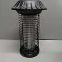 Buzbug LED Bug Zapper Indoor Outdoor, 10 Years Lifespan, 6.5ft Power Cord, IPX4 Waterproof, High-Voltage, Mosquito Zapper, Fly Trap Mosquito Trap, Fly Killer Fly Zapper -MO008C (New Black)