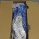 Homemate Electric Heated Blanket Queen Size 84"x90" Heating Blanket Queen Size Dual Control 1/2/4/6/8 Hours AutoOff 10 Heat Level OverHeat Protection Luxury Faux Fur Sherpa ETL Certification, Blue