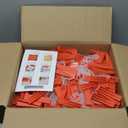 1/8Tile Leveling System Kit, 600pcs Tile Leveler Spacers Clips+150pcs Reusable Wedges+1pc Tile Pliers for Wall/Floor Tile Adjustment, Leveling Tile System for Ceramic Tile