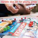 300 Pieces Colored Dice Bulk Set 14 MM 6 Sided Standard Dices for Classroom Teaching Board Game Playing and Rolling, 10 Colors
