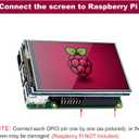 3.5 Inch 480x320 Touch Screen TFT LCD SPI Display Panel for Raspberry Pi 5, Pi4B, 3B+, 3B, 2B