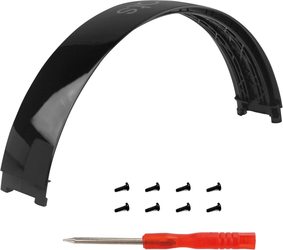 Replacement Parts for Beats Studio 2 - Headband Replacement for Studio 2 (B0500/B0501) Wired & Wireless Headphones, Repair Kit, Over-Ear Headphone Accessories, Bright Black