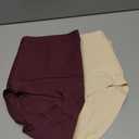 2pcs FINETOO Tummy Control Underwear Shapewear for Women Seamless High Waisted Panties Moderate Control Briefs (L)