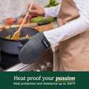 Cuisinart Mini Oven Mitts, 2-Pack, Neoprene Grip, Heat Resistant 350F | Cotton-Lined, Non-Slip Neoprene Palm, Ambidextrous Design, Ideal For Smaller Hands And Everyday Cooking
