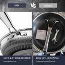 USELUCK 12 Inch Frying Pan,Non Stick Frying Pans,Stainless Steel Skillet,Non-Toxic,PFAS-Free,Suitable for All Cooktops.