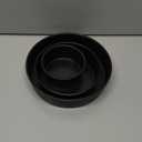 E-far 3-Piece Cake Pan(4/6/8 Inch), Nonstick Stainless Steel Round Baking Cake Pans, Metal Cake Mold Tins for Birthday/Wedding, Stainless Steel Core & Non-toxic Coating, Straight Side & 2 Inch Deep