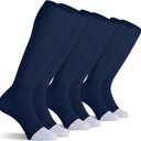 CS CELERSPORT 2/3 Pack Baseball Soccer Softball Socks for Youth & Adult Multi-sport Tube Socks (Large)