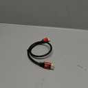 1.5FT HDMI 2.1 Cable 8K60Hz 4K120Hz, 48Gbps Ultra High Speed HDMI Cable with Gold Plated Connector, Red Aluminum Housing, for PS5, Xbox Series X, Gaming Monitor, Soundbar, Desktop Setup, AV Receiver