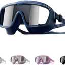 Zsling Swim Goggles Safety Glasses Wide View Swimming Goggles Anti-fog for Men Women Adults Youth Anti Fog No Leak (Clear Lens Blue)