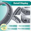 DC97-16140P DC97-19755A Washer Door Boot Seal Compatible with Samsung Front Load Washer F45K6200AW WF45K6200AZ, Replacement Part DC64-02174A 4924624 AP6002538,PS11735181 EAP12085418