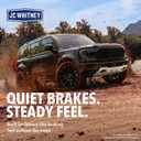 JC Whitney Rear Solid Disc Brake Rotors - 10.59 inch (269.00 mm)