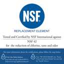 Replacement DA-29-00020B Water Filter for Samsung Refrigerators - Compatible with Samsung RF4287HARS, DA29-00020B, RF24FSEDBSR, RF31FMESBSR, RF25HMEDBSR, RS265TDRS, RH29H9000SR, RF260BEAESR