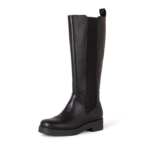 Amazon Essentials Women's Tall Gusset Boot, Black, Size 9½