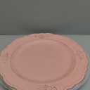 Spsyrine Antique Pink Charger Plates Set of 6, 13" Embossed Chargers for Dinner Plates, Wedding, Party