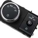 Headlight Dimmer Switch fits for 2007-2014 Chevy Avalanche Silverado Suburban Tahoe,for GMC Sierra Yukon XL, Fog Light Switch Dome Headlamp Switch Assembly.Replaces#25858705 15096895 15926099