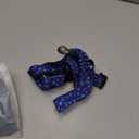 SlowTon Dog Seat Belt for Car, 2 Pack Dog Car Harness Seatbelt Adjustable with Elastic Bungee Buffer, 2 in 1 Pet Car Leash Headrest Restraint Dog Reflective Safety Tether (Blue Paw, Headrest+Clip, Medium/Large)